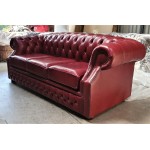 Chesterfield Roxborough Old Eng Burgundy